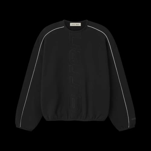 Fear of God Essentials Active Trace Modern Crewneck Sweatshirt 'Vintage Black'