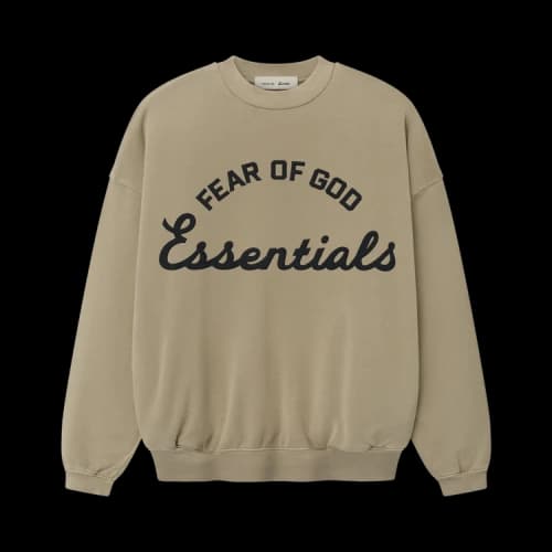 Fear of God Essentials 90's Crewneck Sweatshirt 'Faded Dune'