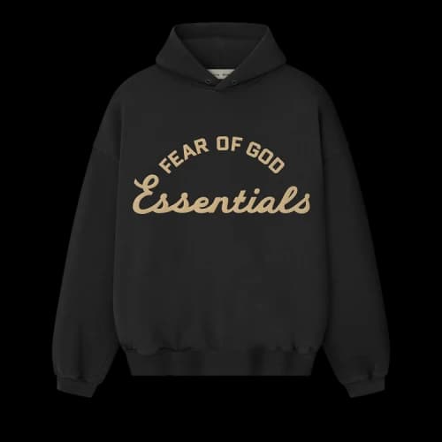 Fear of God Essentials Training 90's Hoodie Faded Black