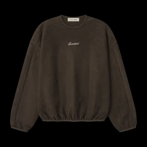Fear of God Essentials Signature Modern Crewneck With Piping Sweatshirt 'Brown'