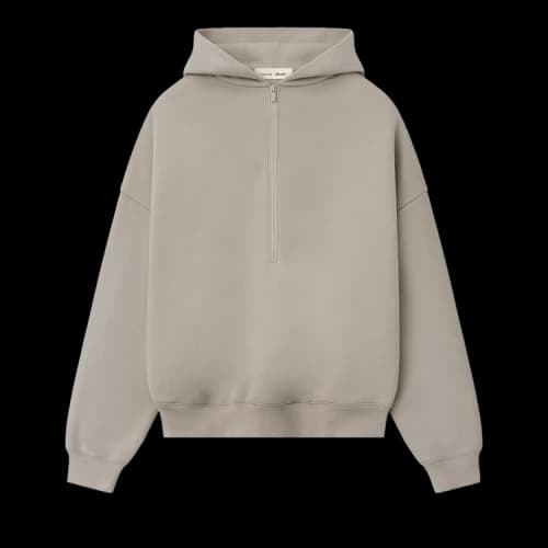 Fear of God Essentials Property Lounge Half Zip Hoodie Seal