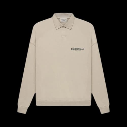 Fear of God Essentials Long-Sleeve Polo 'String'