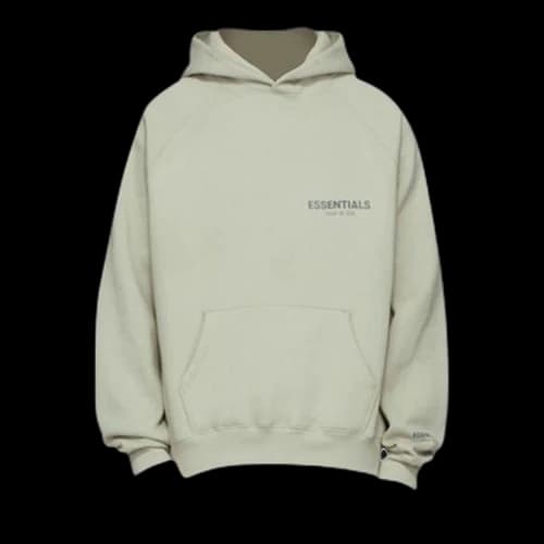 Fear of God Essentials x SSENSE Kids Pullover Hoodie 'Concrete'