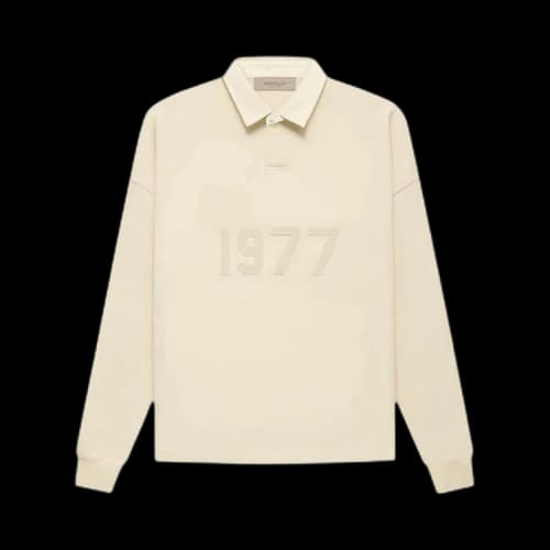 Fear of God Essentials Henley Rugby 'Egg Shell'