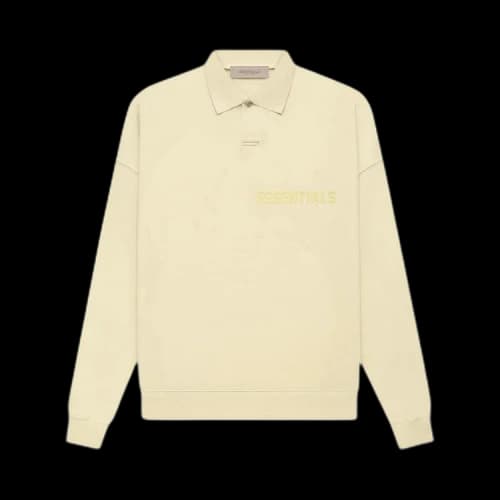 Fear of God Essentials Long-Sleeve Polo 'Canary'