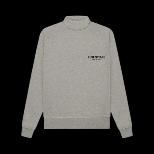 Fear of God Essentials Mockneck 'Dark Oatmeal'