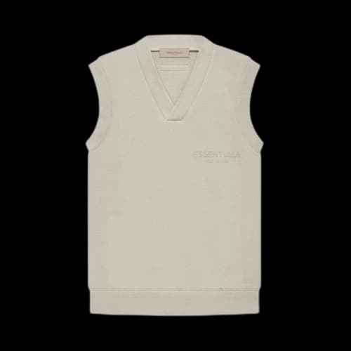 Fear of God Essentials V Neck Vest 'Smoke'