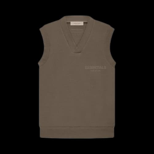 Fear of God Essentials V Neck Vest 'Wood'