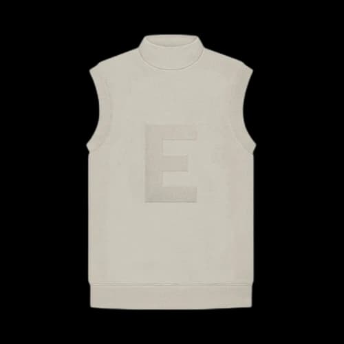 Fear of God Essentials Mockneck Vest 'Smoke'