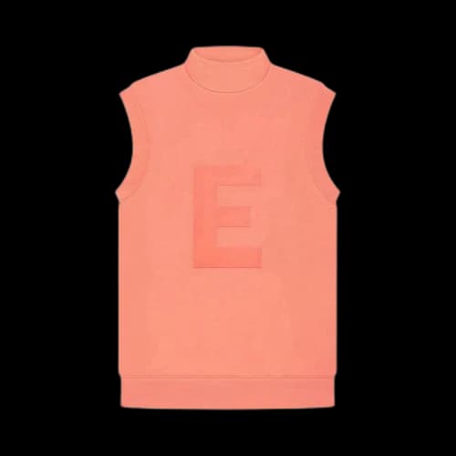 Fear of God Essentials Mockneck Vest 'Coral'