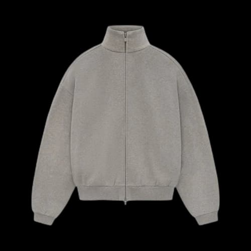 Fear of God Essentials Core Collection Women's Zip Up Jacket Heather Grey