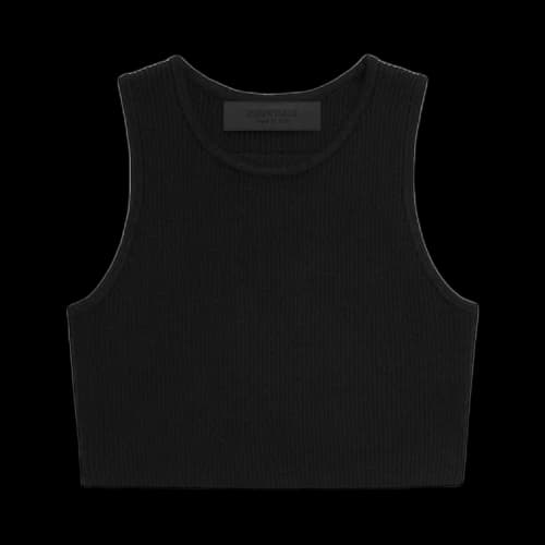 Fear of God Essentials Core Collection Women's Knit Sport Tank Black
