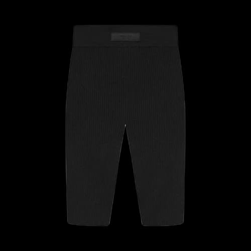 Fear of God Essentials Core Collection Women's Knit Biker Short Black