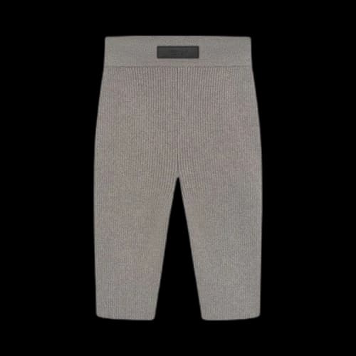 Fear of God Essentials Core Collection Women's Knit Biker Short Heather Grey