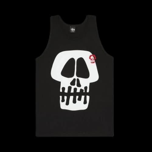 Stussy Jumbo Skull Tank Top 'Black'