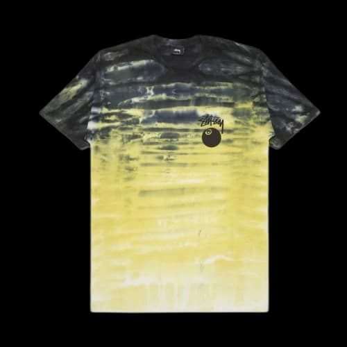 Stussy 8 Ball Tie Dye Tee 'Yellow'