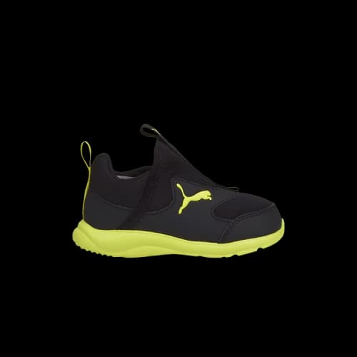 Puma Fun Racer Slip On Infant 'Black Nrgy Yellow'