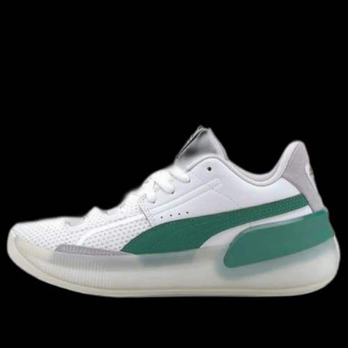 (GS) PUMA Clyde Hardwood Low Top White/Green
