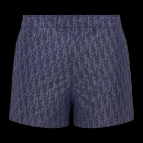 Dior Oblique Swim Shorts 'Navy'