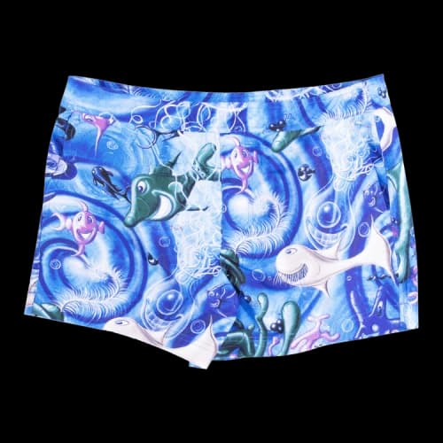Dior x Kenny Scharf Sealife Shorts 'Blue Swirl'