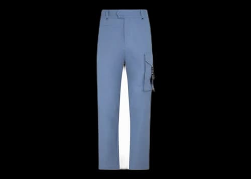 Dior Strap Detailed Cargo Pants Dark Blue
