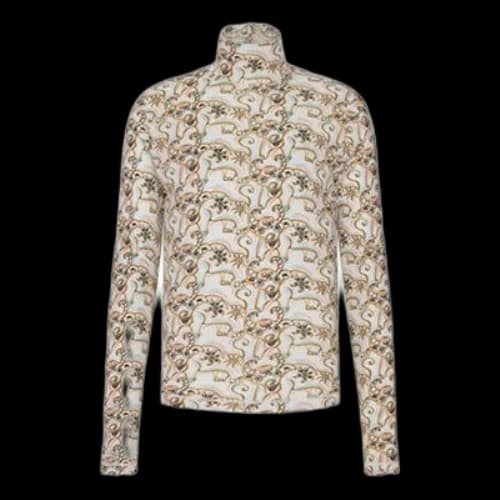 DIOR x KENNY SCHARF SS21 jersey printed long-sleeved T-shirt men's