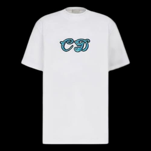 DIOR x KENNY SCHARF Crossover FW21 Knit Material Short Sleeve White