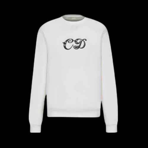 Dior x Kenny Scharf CD Embroidery Crew 'White'