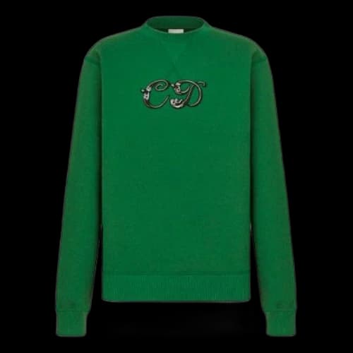 DIOR x KENNY Crossover Alphabet Large Sports Green
