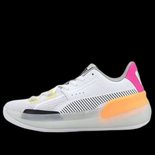 PUMA Clyde Hardwood Retro Fantasy 'White Pink Orange'