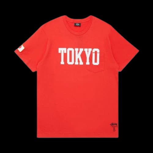 Stussy Tokyo IST Pocket Tee 'Red'