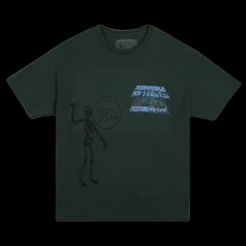Cactus Jack by Travis Scott Open Your Eyes Tee 'Green'