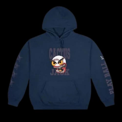 Cactus Jack by Travis Scott Play Ball Hoodie 'Black'