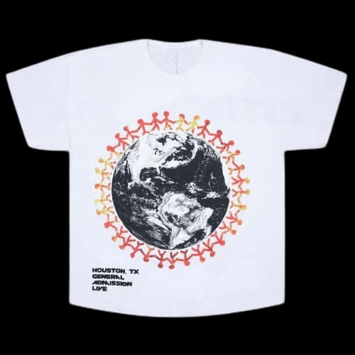 Cactus Jack by Travis Scott Around The World T-Shirt 'White'