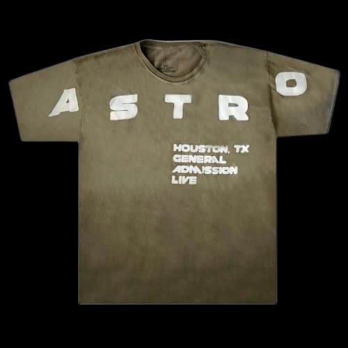 Cactus Jack by Travis Scott Flaming TV T-Shirt 'Green'