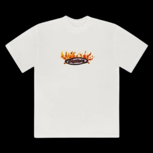 Cactus Jack by Travis Scott Flame Tee 'White'