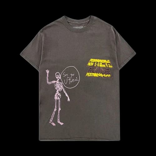 Cactus Jack by Travis Scott Open Your Eyes Tee II 'Grey'