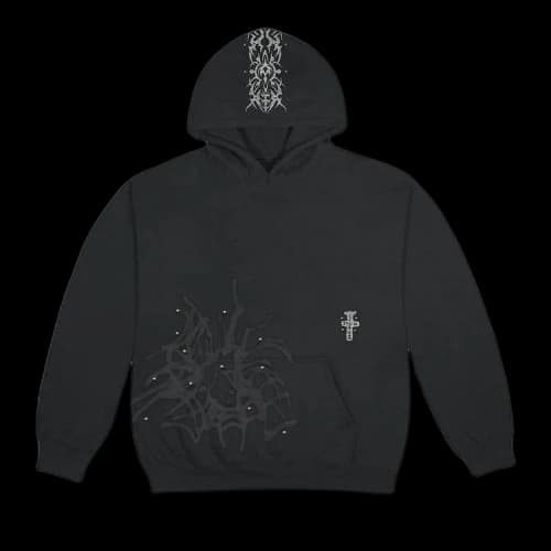 Cactus Jack by Travis Scott Studded Hoodie 'Black'