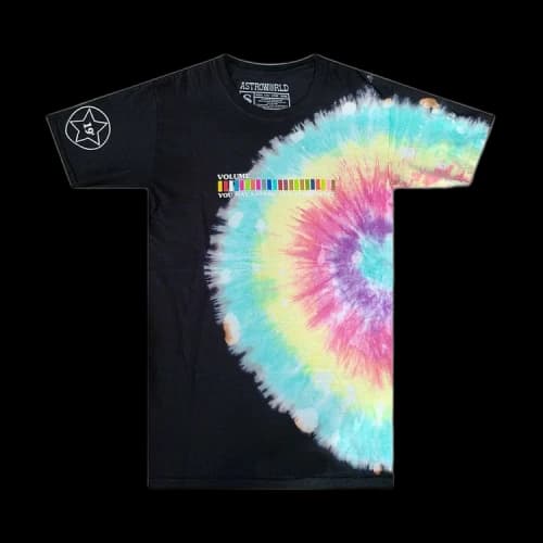 Cactus Jack by Travis Scott Astroworld Festival Run Tie Dye T-Shirt 'Black'