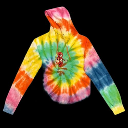 Cactus Jack by Travis Scott Astroworld Tour Skipping Bear Hoodie 'Tie-Dye'