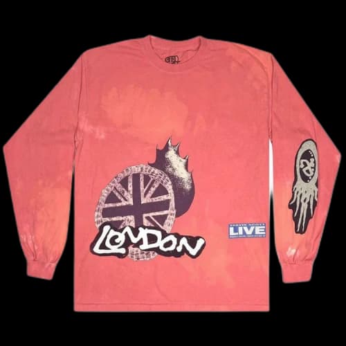 Cactus Jack by Travis Scott O2 Live Long-Sleeve 'Pink Tie-Dye'