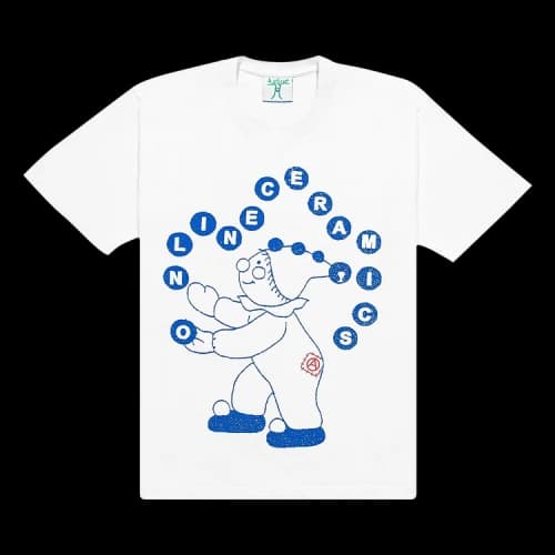 Online Ceramics Anarchy Clown Tee 'White'