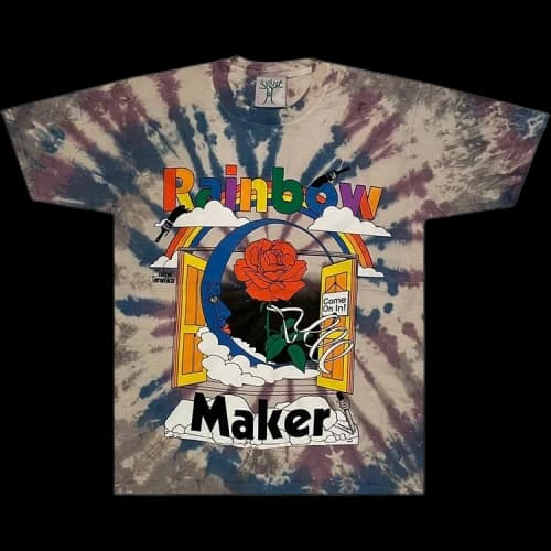 Online Ceramics I'm A Rainbow Maker Tee 'Tie Dye'