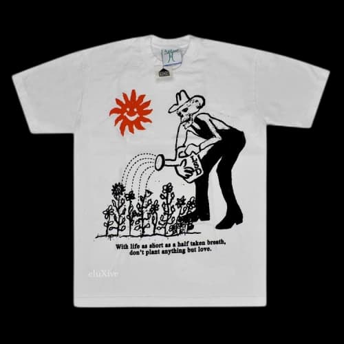 Online Ceramics Acid Gardener Tee 'White'