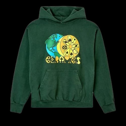 Online Ceramics Jester Hoodie 'Green'