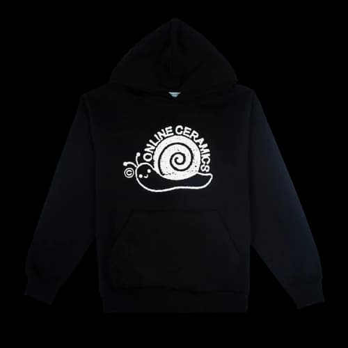 Online Ceramics Snail Logo Hoodie 'Black'