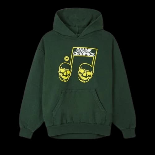 Online Ceramics The Sweet Sound Of Death Logo Hoodie 'Green'