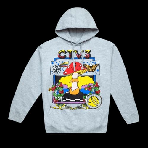Online Ceramics x Jaden Smith CTV3 Mushroom Hoodie 'Grey'