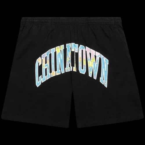 Chinatown Market Globe Arc 2.0 Sweatshorts 'Black'