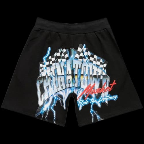 Chinatown Market Thunder Sweatshorts 'Black'